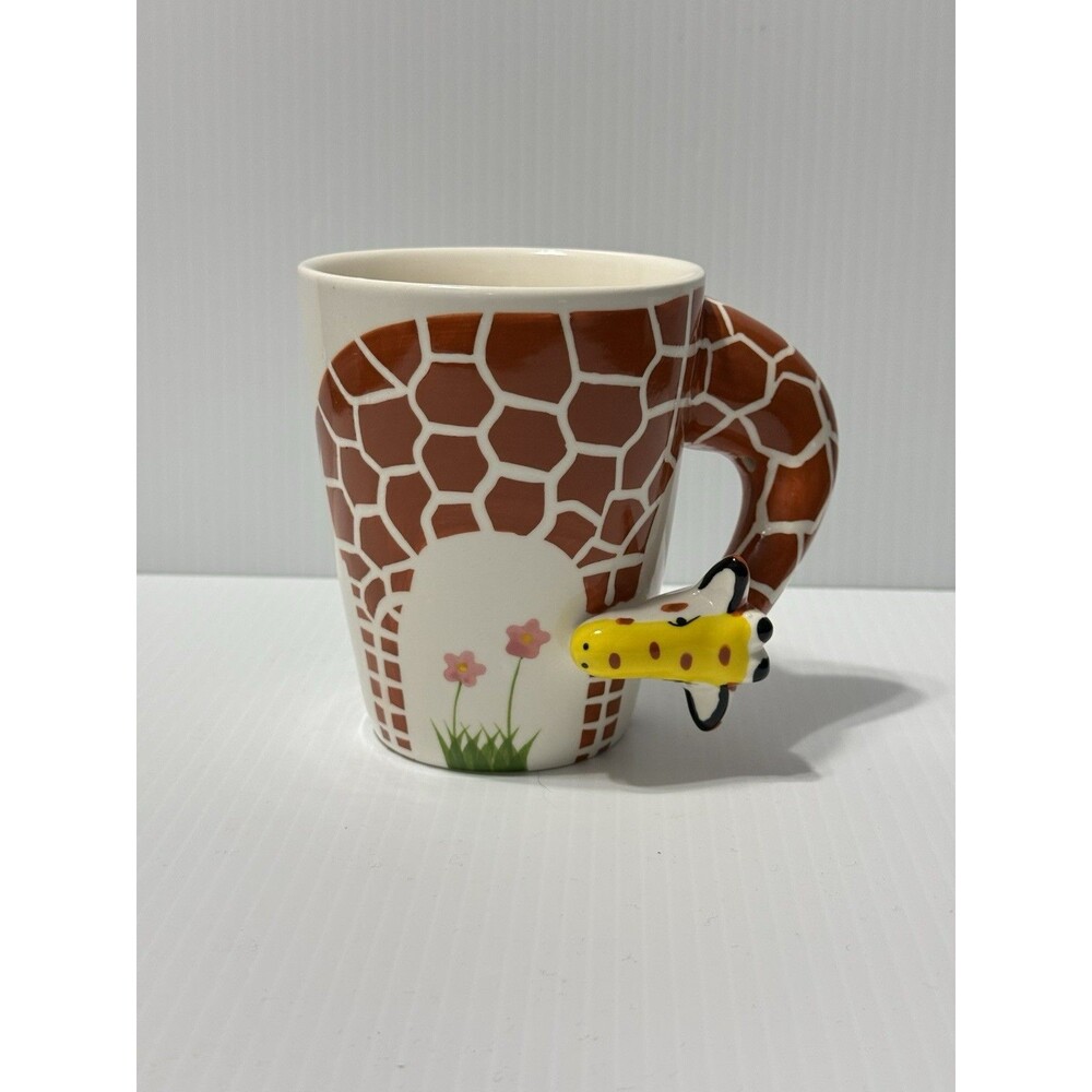 Unique Giraffe Mug Coffee Cup Ceramic Safari Novelty Gift
